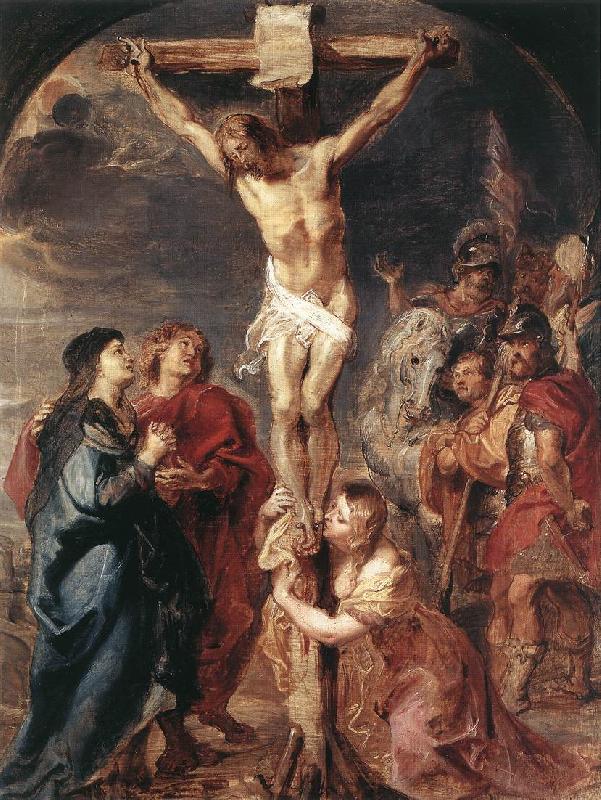 RUBENS, Pieter Pauwel Christ on the Cross ag Sweden oil painting art